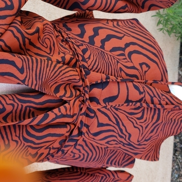 NWT Modcloth zebra print wrap camono cardigan - Picture 3 of 6